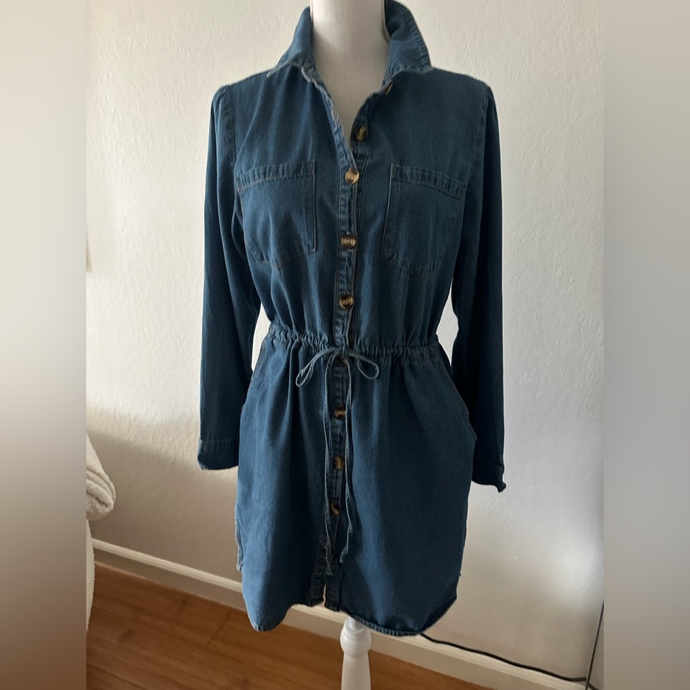 Denim casual dress